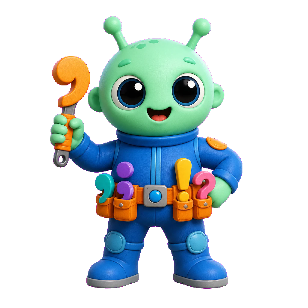 Zorp, the friendly punctuation mechanic